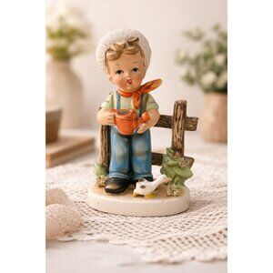 Vintage Erich Stauffer Figurine Signed Base Model 3218 Hummel Style Japan